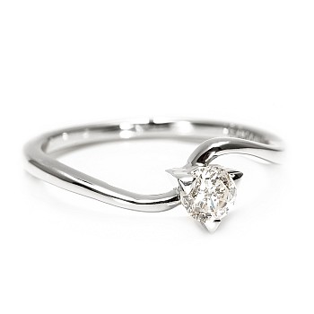 Engagement ring i571 in Gold with Diamond 0.10ct - 0.25ct