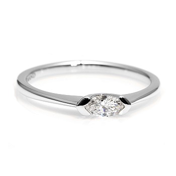 i575DiMa Gold Marquise Diamond Engagement Ring 0.15ct - 0.25ct