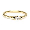 Engagement ring i575DiMa in Gold with Marquise Diamond - GIA 0.30ct - 0.40ct