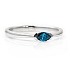 Gold i575DBMa Marquise Blue Diamond Engagement Ring 0.30ct - 0.50ct