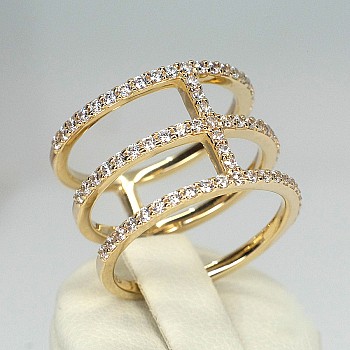 Gift Ring i613DiA in Gold with Diamonds