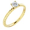 Engagement ring i71626 in Gold with Colorless Diamond - GIA 0.30ct - 0.40ct