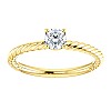 Engagement ring i71626 in Gold with Colorless Diamond - GIA 0.30ct - 0.40ct