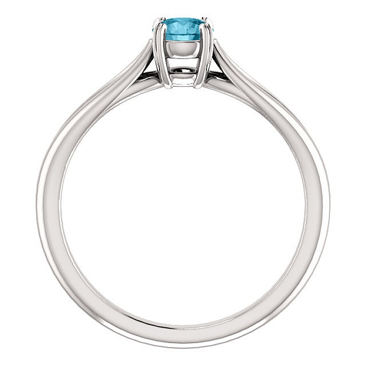 Engagement ring i71627Db in Gold with Blue Diamond