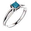 Engagement ring i71627Db in Gold with Blue Diamond