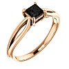 Gold engagement ring i71627Dn with Black Diamond 0.33ct - 0.85ct