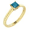 Engagement ring i71746Db in Gold with Blue Diamond 0.30ct - 0.50ct