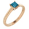 Engagement ring i71746Db in Gold with Blue Diamond 0.30ct - 0.50ct