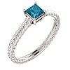 Engagement ring i71746Db in Gold with Blue Diamond 0.30ct - 0.50ct