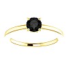 Gold engagement ring i71863dn with Black Diamond 0.50ct - 0.85ct