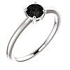 Gold engagement ring i71863dn with Black Diamond 0.50ct - 0.85ct