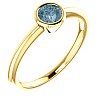 Engagement ring i71871DB in Gold with Blue Diamond 0.30ct - 0.50ct