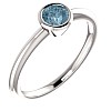 Engagement ring i71871DB in Gold with Blue Diamond 0.30ct - 0.50ct