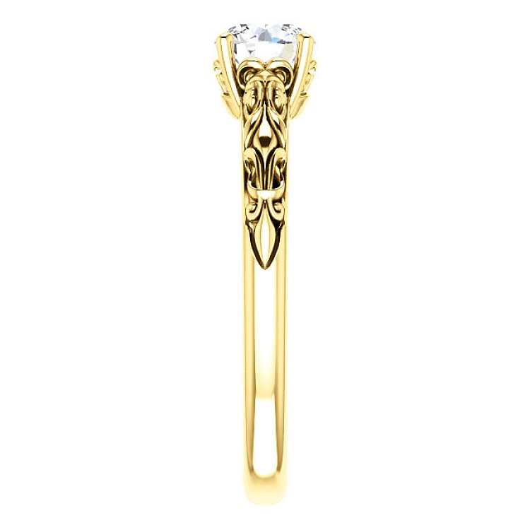 Engagement ring i71906 in Gold with Diamond - GIA 0.30ct - 0.40ct