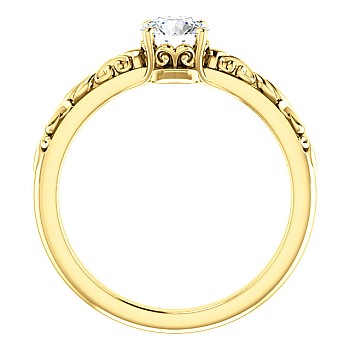 Engagement ring i71906 in Gold with Diamond - GIA 0.30ct - 0.40ct