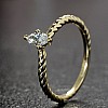 Engagement ring i907Dima in Gold with Marquise Diamond - GIA 0.30ct - 0.40ct