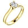 Engagement ring i122100 in Gold with Colorless Diamond - GIA 0.30ct - 0.40ct