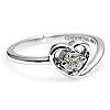 Engagement ring i1677 in Heart model Gold with Diamond