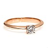 Engagement ring i3074 in Gold with Diamond - GIA 0.30ct - 0.40ct