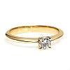 Engagement ring i3074 in Gold with Diamond - GIA 0.30ct - 0.40ct