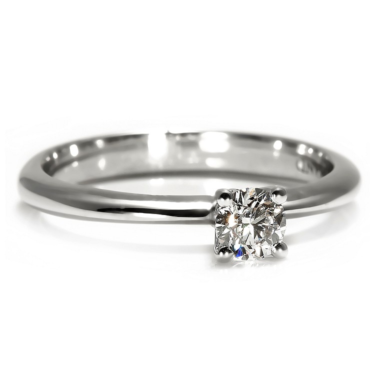 Engagement ring i3074 in Gold with Diamond - GIA 0.30ct - 0.40ct