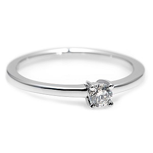 Engagement ring in Gold with Colorless Diamond i71863 0.10ct - 0.25ct