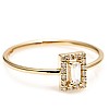 Trendiger Ring s019 in Gold oder Platin mit Diamanten