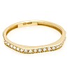 Trendy ring s031 in Gold or Platinum with Diamonds