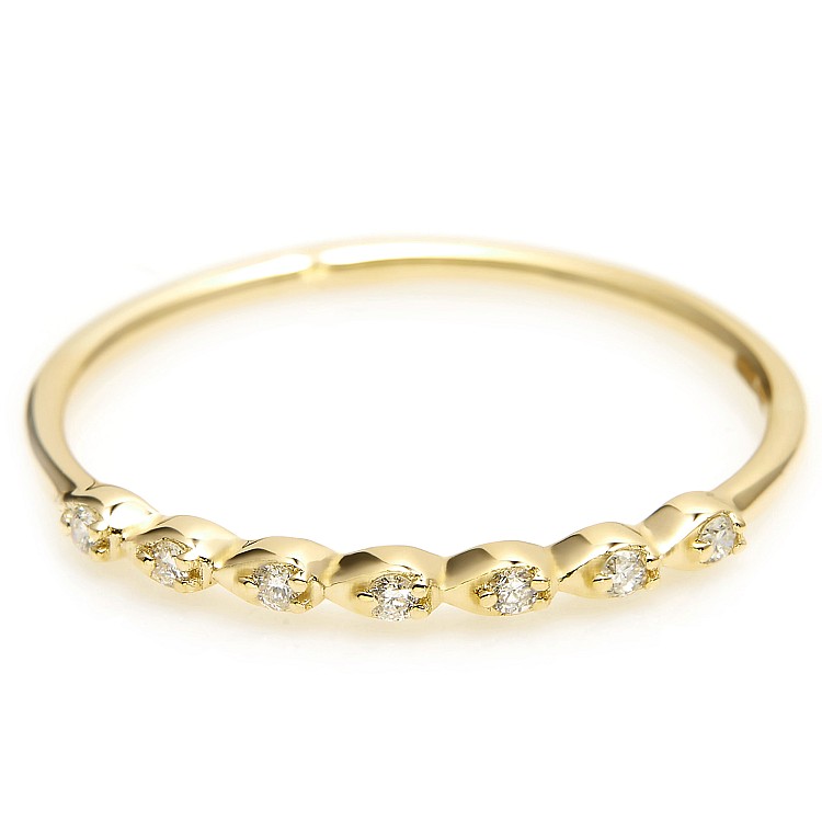 Trendiger Ring s036 in Gold oder Platin mit Diamanten