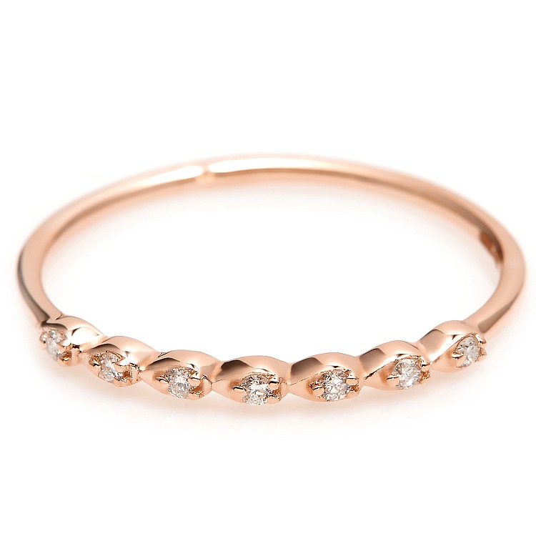 Trendiger Ring s036 in Gold oder Platin mit Diamanten