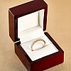 Trendy s234 Gold Ring with Diamonds