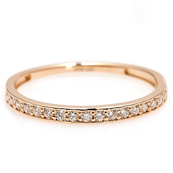 Trendy ring s246 in Gold or Platinum with Natural Diamonds