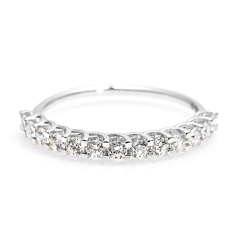 Trendy ring s299 in Gold or Platinum with Diamonds