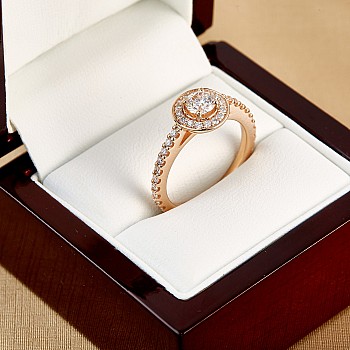 Engagement ring i122084didi in Gold with Diamonds - GIA 0.50ct - 0.70ct