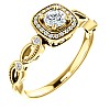 Engagement ring i122240didi in Gold with Diamonds - GIA 0.30ct - 0.40ct