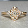 Engagement ring i122650DiDi in Gold with Diamonds - GIA 1.00ct