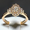 Engagement ring i122650DiDi in Gold with Diamonds - GIA 1.00ct