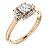 Engagement ring i122650DiDi in Gold with Diamonds - GIA 1.00ct