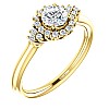 Engagement ring i122650DiDi in Gold with Diamonds - GIA 1.00ct