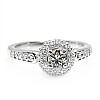 Engagement ring i1628Didi in Gold with Diamonds - GIA 0.30ct - 0.40ct