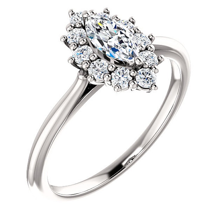 Engagement ring i71606DiDi in Gold with Diamonds - GIA 1.00ct