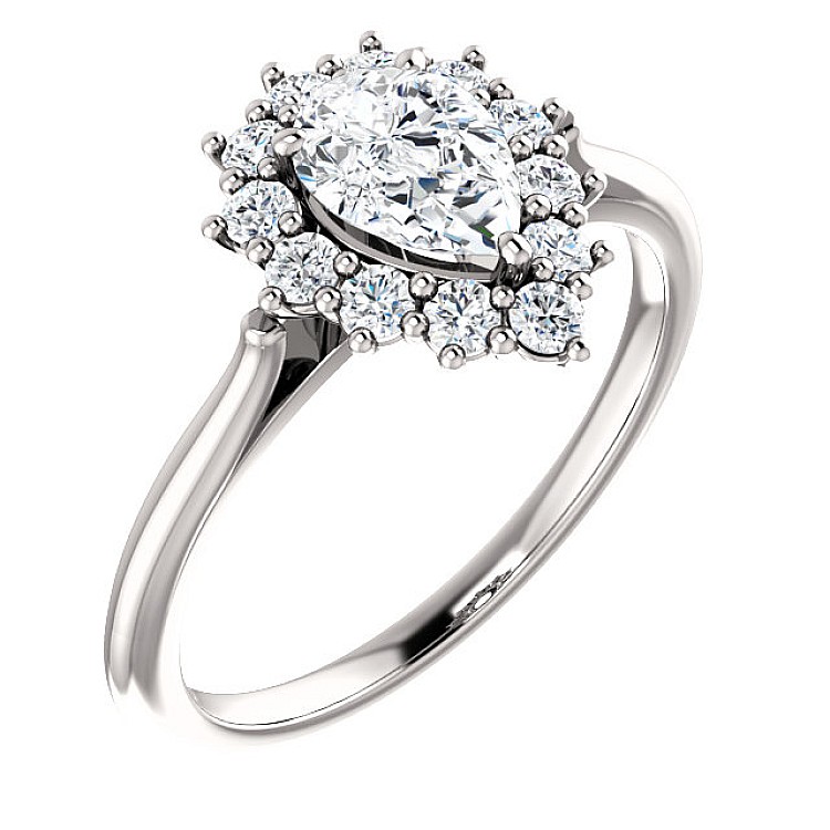 Engagement ring i71606DiDi in Gold with Diamonds - GIA 1.00ct