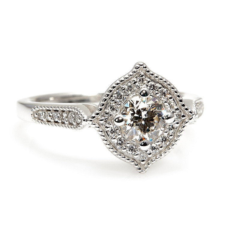 Engagement ring i71887DiDi in Gold with Diamond - GIA 0.30ct - 0.40ct