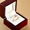 i030DiDi Gold Engagement Ring with Diamonds - GIA 0.30ct - 0.40ct