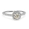 Gold engagement ring with Diamonds - GIA 0.50ct - 0.70ct i1420didi