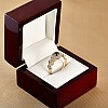 Engagement ring i2675dndi in Gold with Black Diamond and Diamonds