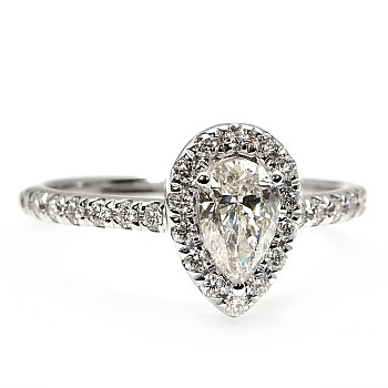 Engagement ring i2989dipadi in Gold with Diamonds - GIA 0.30ct - 0.40ct