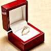 Gold Engagement Ring with Colorless Diamonds - GIA 0.30ct - 0.40ct i3923Didi