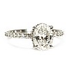 Tiffany-style Platinum Engagement Ring with GIA Certified 2.00ct Oval Diamond i4054DovDi