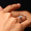 Tiffany-style Platinum Engagement Ring with GIA Certified 2.00ct Oval Diamond i4054DovDi